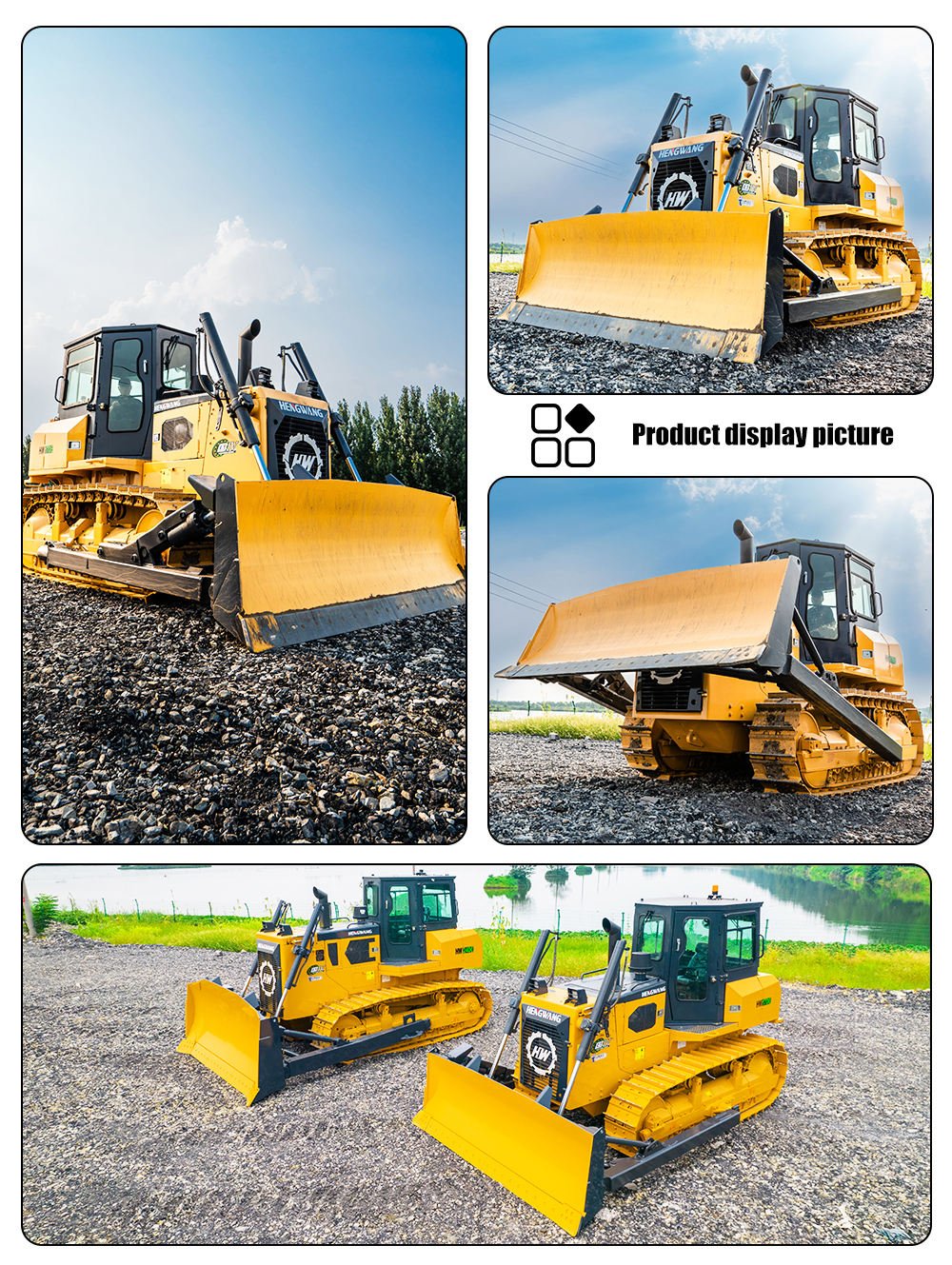 Cheap Mini Dozer Bulldozer Chinese New HW17DDE Small Crawler Bulldozer China Brand Bulldozer with 140hp
