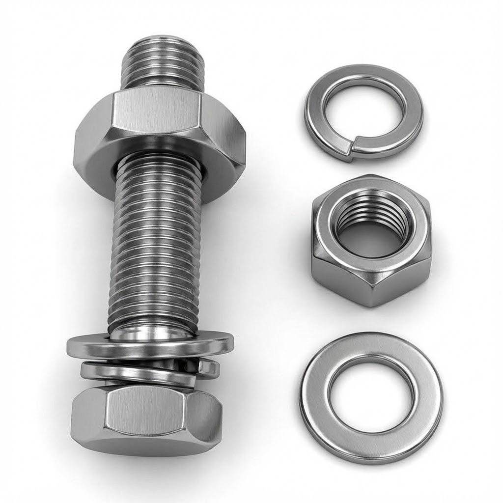 Good Quality 10.9 Hex Bolts Stainless Steel Screw Bolt for Building Washer SS Bolts and Nuts