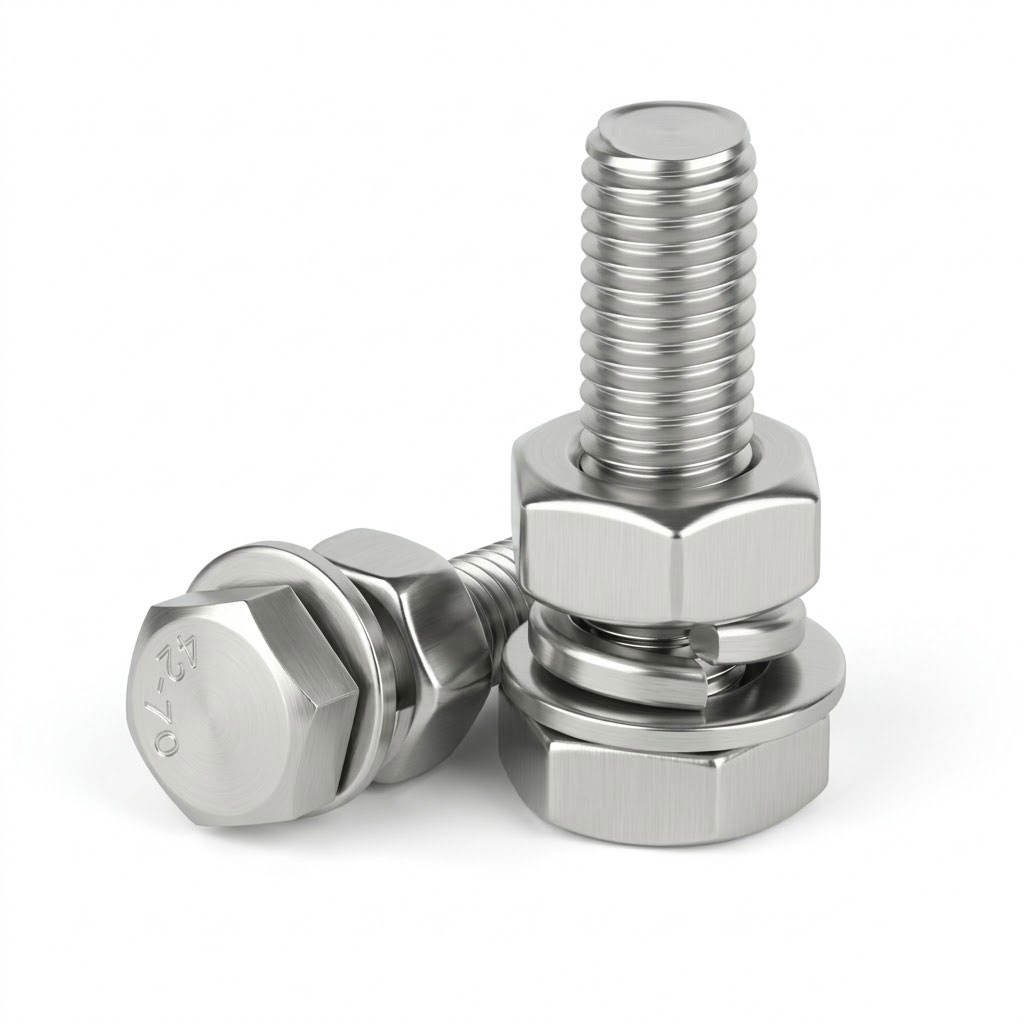 SOKUN OEM ODM Custom Stainless Steel Hex Screws Bolt and Nut Stainless Steel Grades 4.8/6.8/8.8 DIN 933 M2 M5 M20 Hex Head Bolt