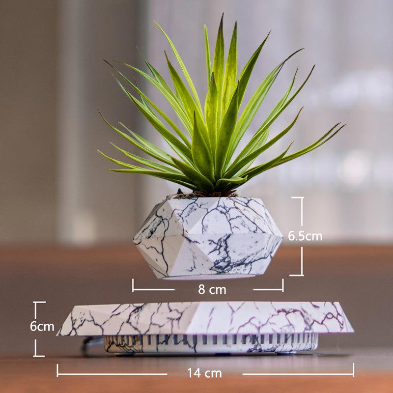 Dropshipping Gift Magnetic Levitation Potted Plant Creative Bonsai Handicraft Gift Gift Novel Exotic Home Ornaments