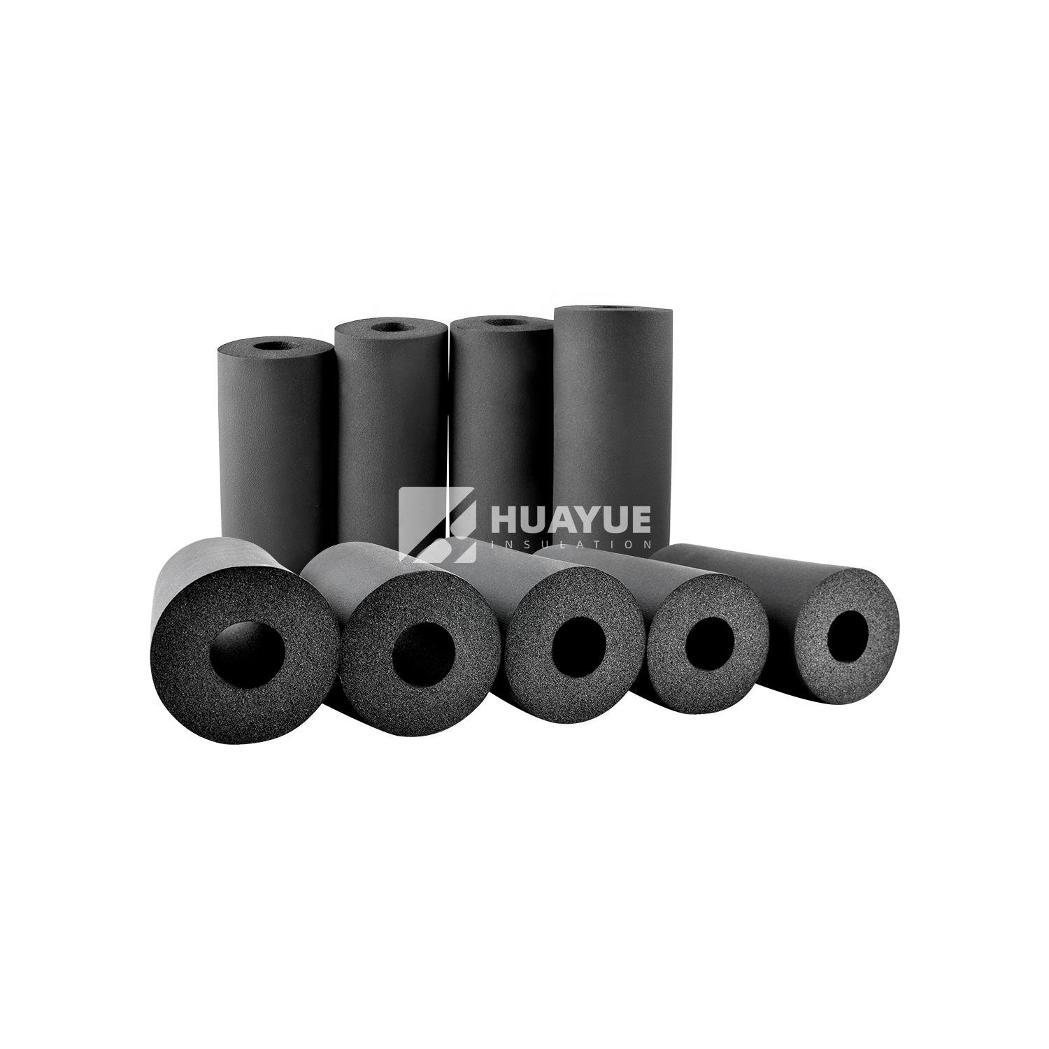 HUAYUE Modern Design PVC and Plastic Colorful Rubber Insulation Pipe Soundproofing Foam Tube for Warehouses ISO Certified