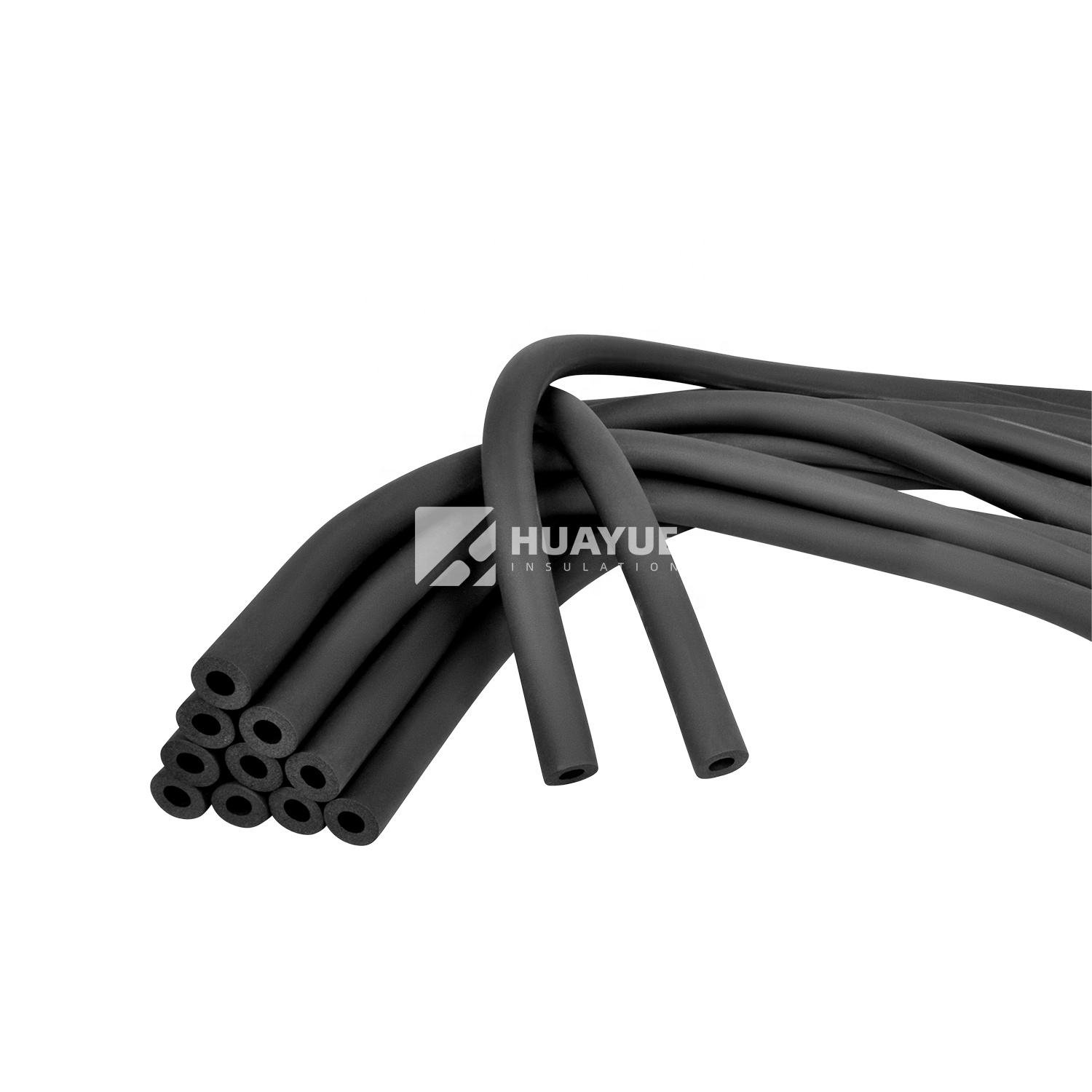 HUAYUE High Quality Rubber Plastic Foam Pipe Thermal Insulation Material for Air Conditioning Pipes