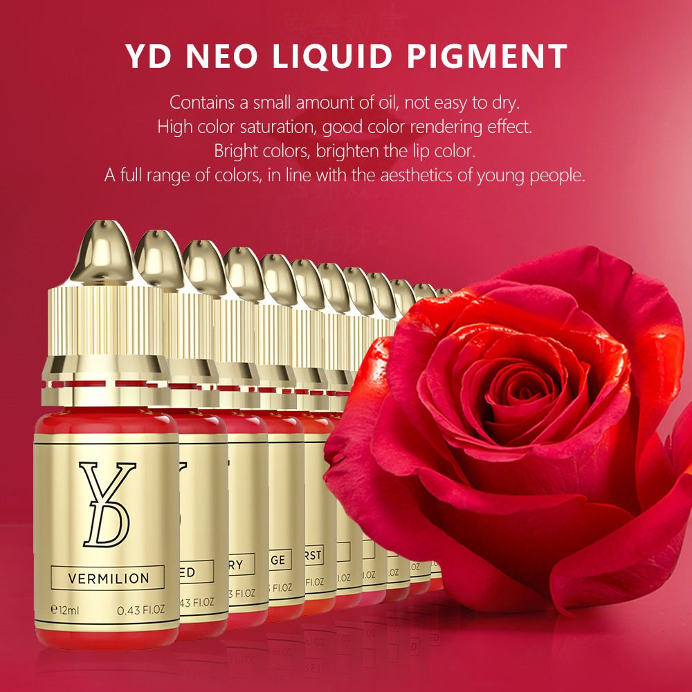 Wholesale 12ml NEO Tattoo Supply Semi Permanent Makeup Liquid Microblading Tattoo Ink for Academy Training