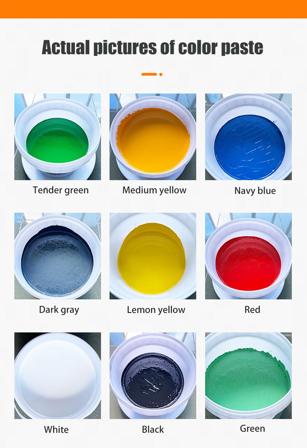 Factory Wholesale Color Paste High Stability Pigment Coloring Paste for Paint