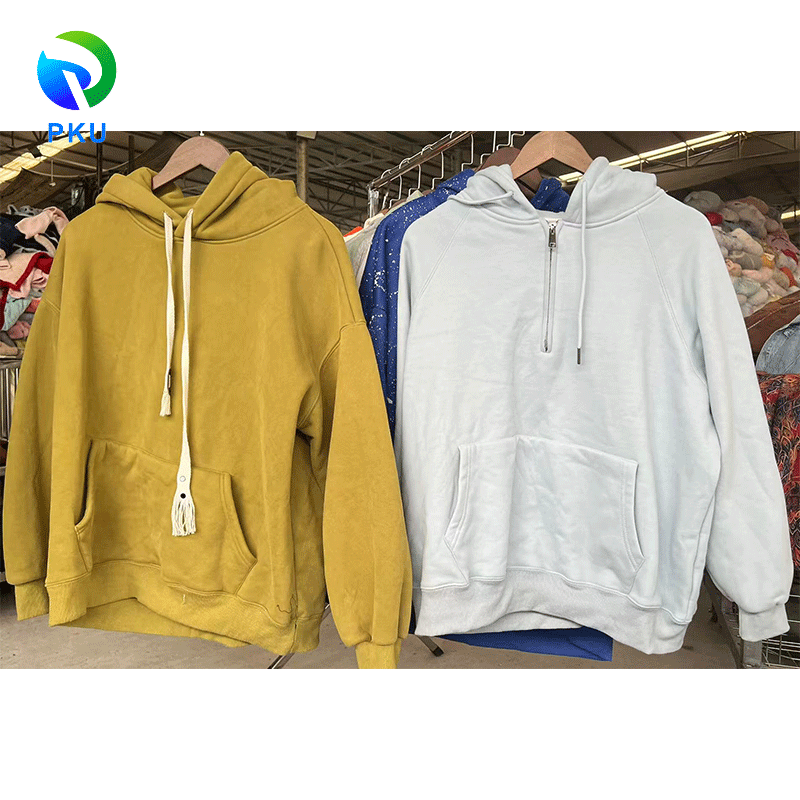 Men's Second Hand Shirts Polyester/Cotton Mixed Colors with Hats Essential Wholesale Used Clothes Online