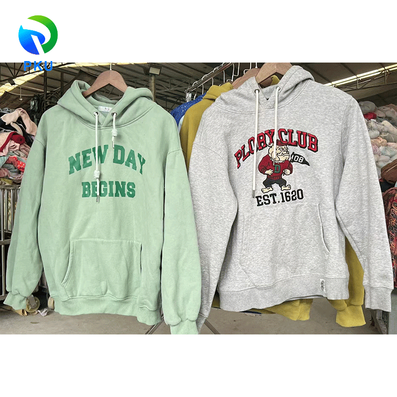 Men's Second Hand Shirts Polyester/Cotton Mixed Colors with Hats Essential Wholesale Used Clothes Online
