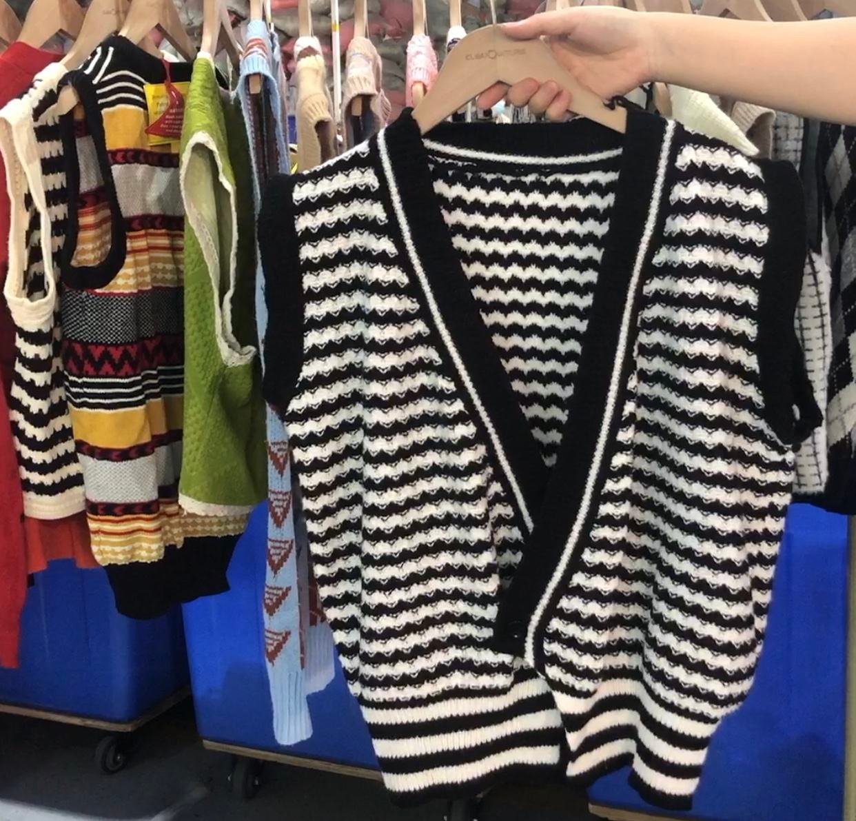 Geely Bale High Quality Vintage Knitted Vest Used Clothes for Philippines Market-Wholesale