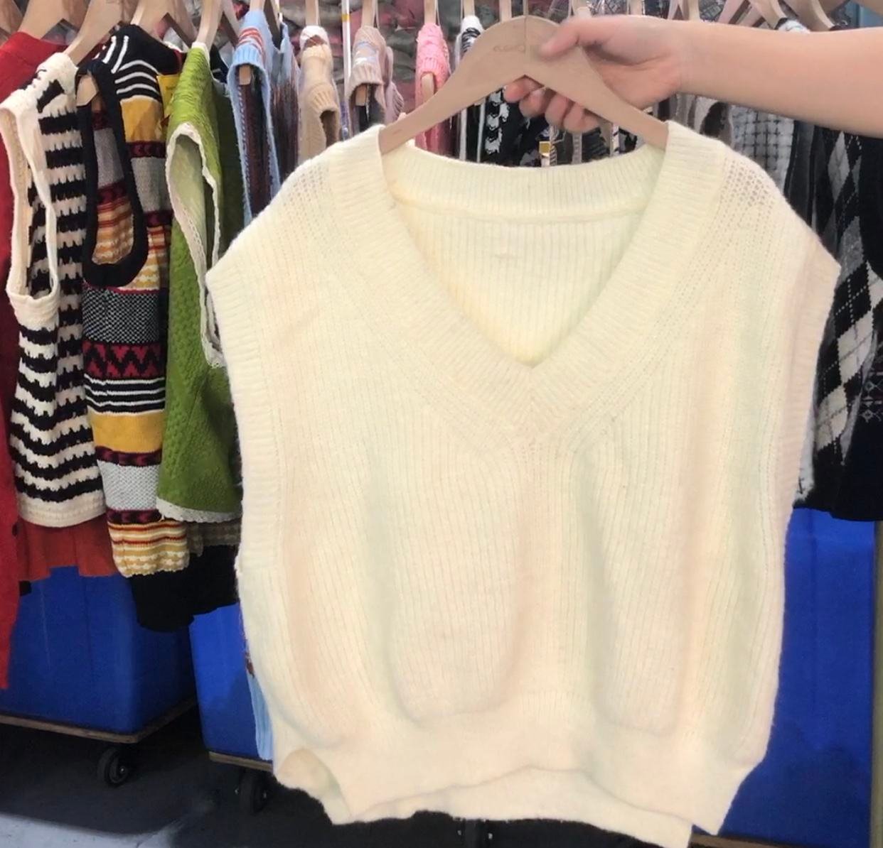 Geely Bale High Quality Vintage Knitted Vest Used Clothes for Philippines Market-Wholesale