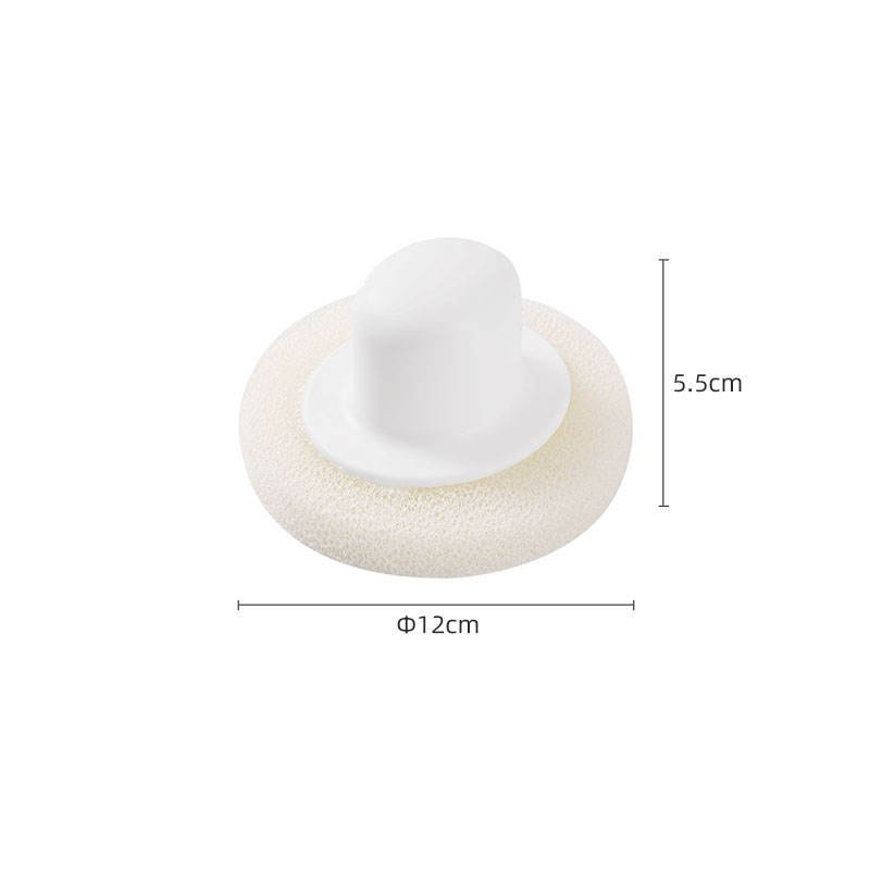 Good Quality Hand Hold Sponge Scouring Pads Kitchen Pot Cleaning Brush Kitchen Descaling Pot Brush Sponge Clean the Range Hood