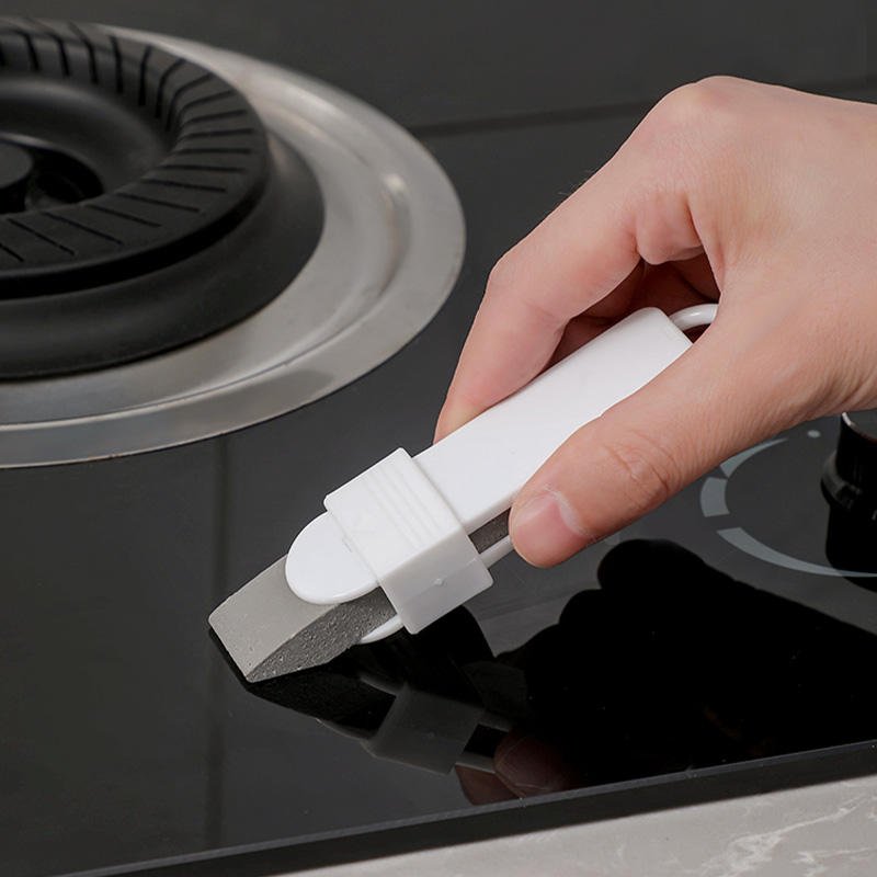 Powerful Sponges & Scouring Pads with Handle Clean Eraser That Effectively Removes Dirt & Grime