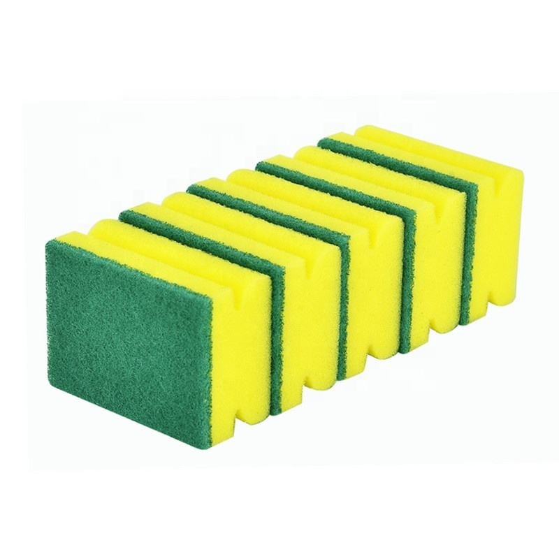 Copper Plated Scrubbing Pad Kitchen Cleaning Sponge in Steel Copper Coated Scrubbers Powerful Scrubbing for Stubborn