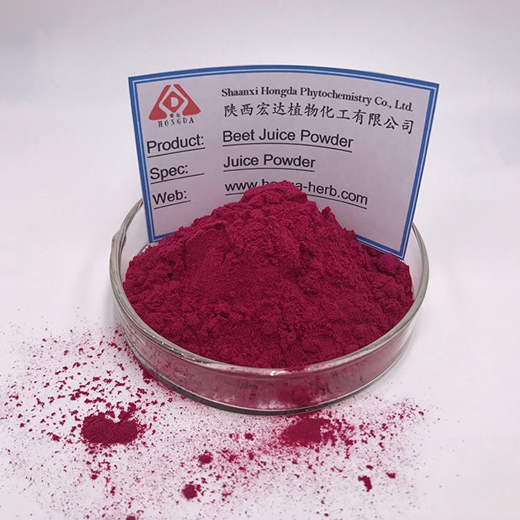 Hot Air Drying Red Beet Root Juice Powder Natural Beet Root Powder