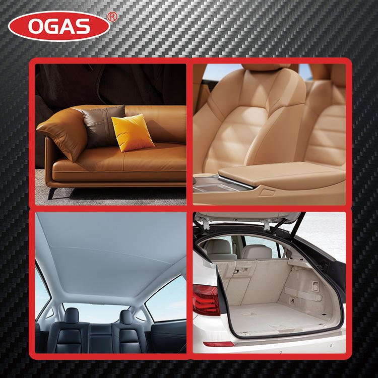 OGAS Car Care Products OEM Factory 500ml Car Leather Fabric and Ceiling Refresh Cleaner Interior Leather Polish Agent