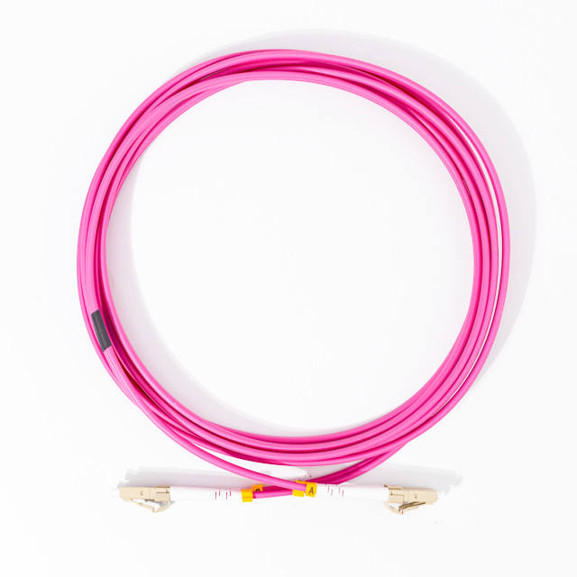 Custom Length 0.25-100m Duplex Fiber Optic Patch Cord Cable MM OM4 SC/UPC LC/UPC OEM 3m 5m 10m 20m 30m 50m Jumper Cord