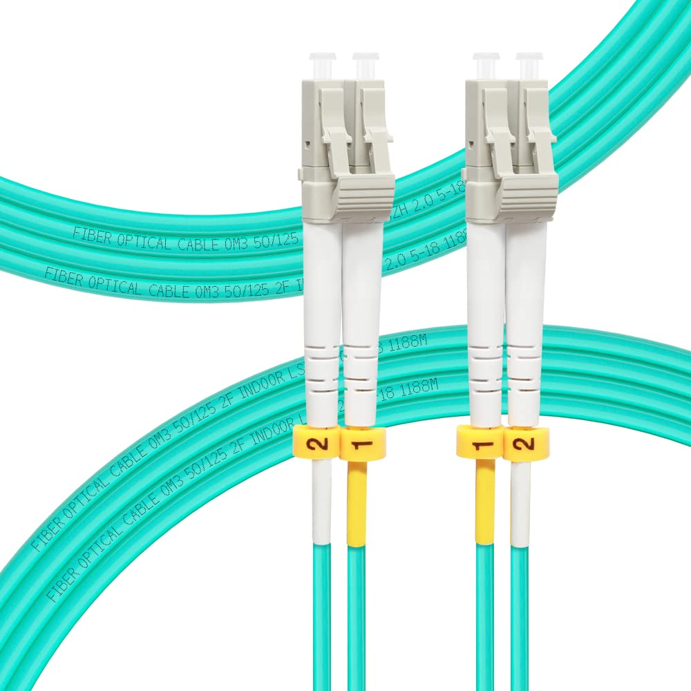 Factory Duplex Fiber Patch Cord Cable OM3 MM 2.0mm LC/UPC -LC/UPC 5m 10m 15m 20m 30m 50m for Fiber Optic Equipment