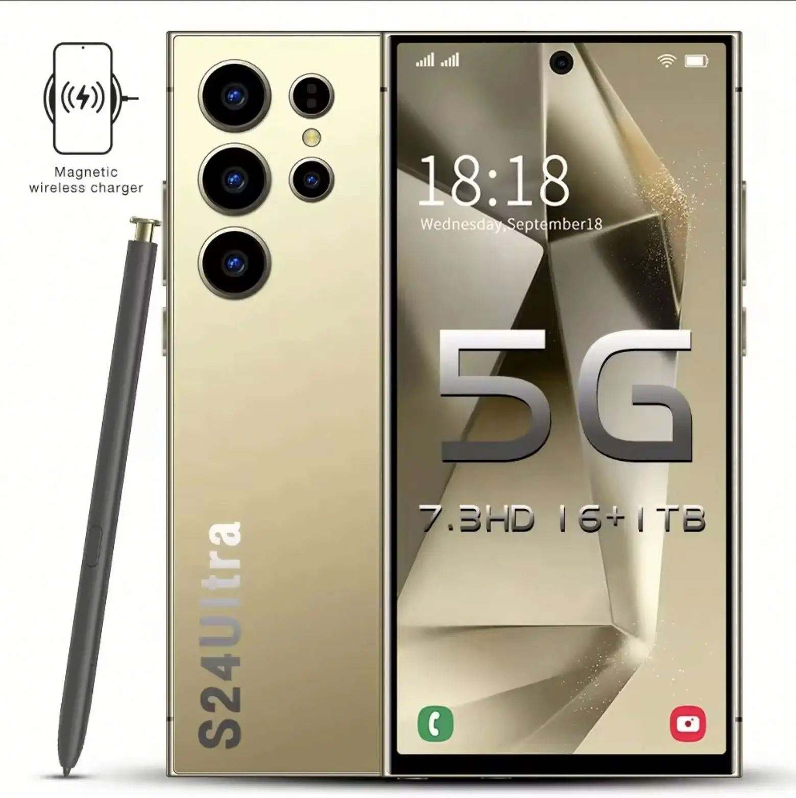 2025 Brand New Original S25 Ultra 16GB+1TB Smart Android Phone 7000mah 4g 5G Dual SIM Dual Standby Unlocked Have Logo S25 ultra
