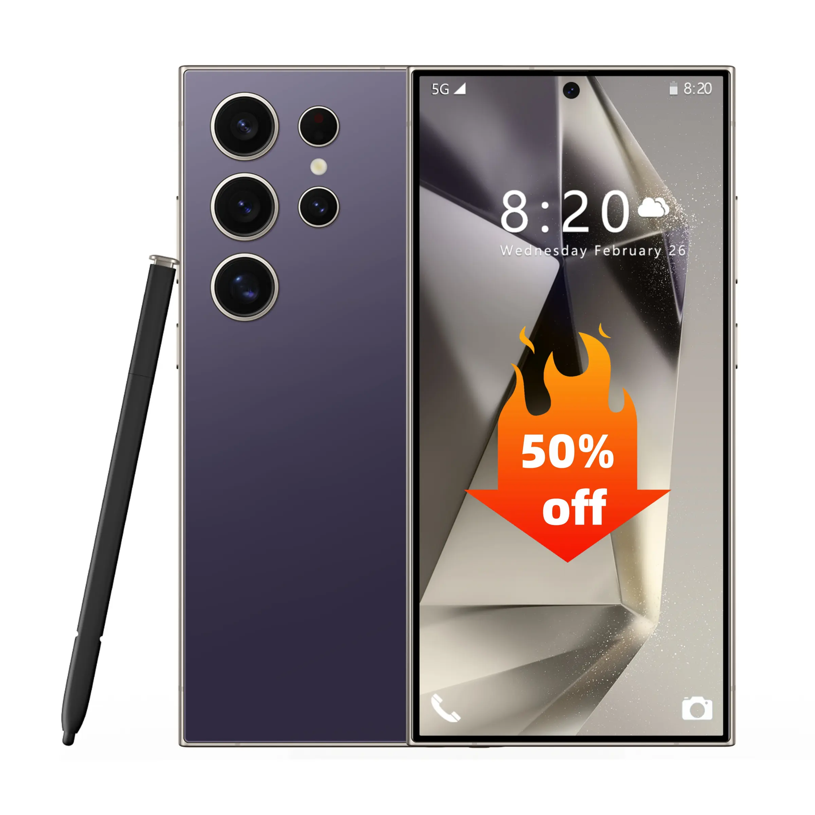 2025 Brand New Original S25 Ultra 16GB+1TB Smart Android Phone 7000mah 4g 5G Dual SIM Dual Standby Unlocked Have Logo S25 ultra