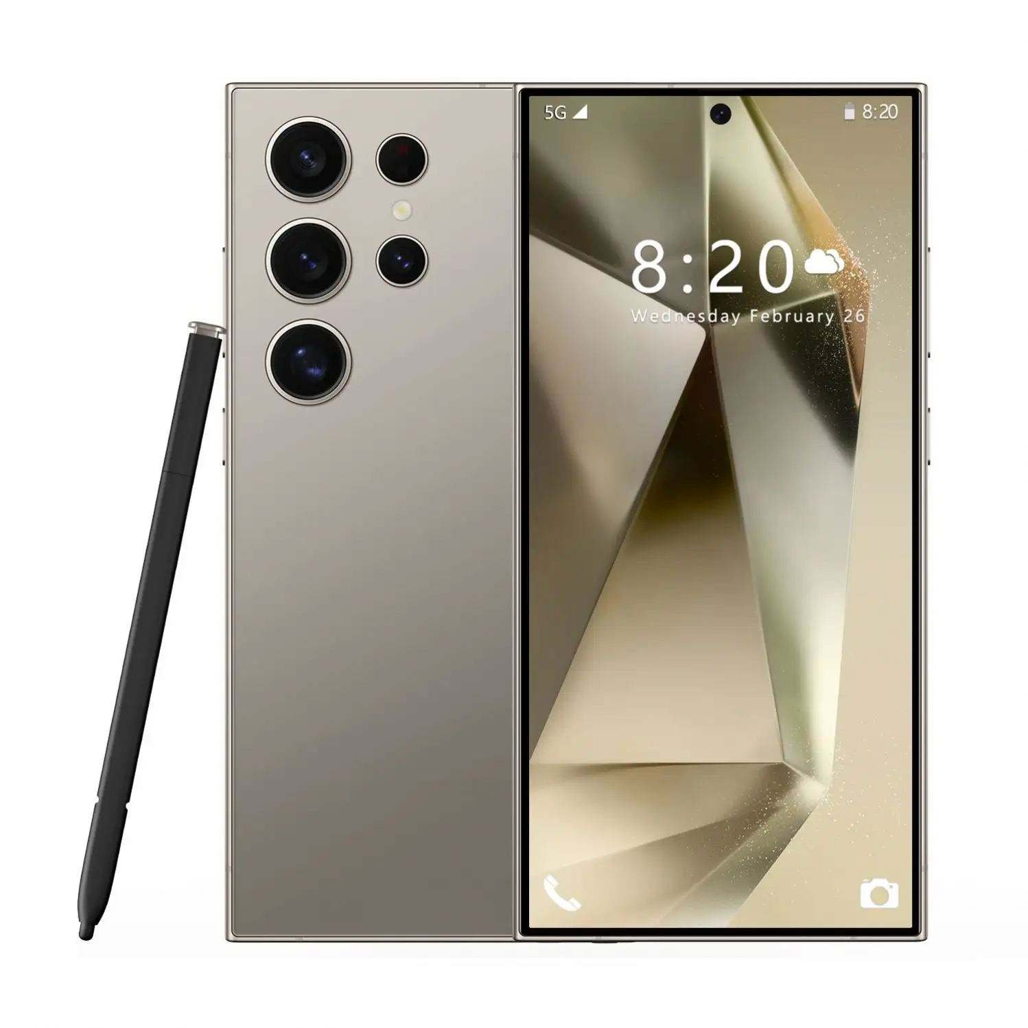 2025 Brand New Original S25 Ultra 16GB+1TB Smart Android Phone 7000mah 4g 5G Dual SIM Dual Standby Unlocked Have Logo S25 ultra