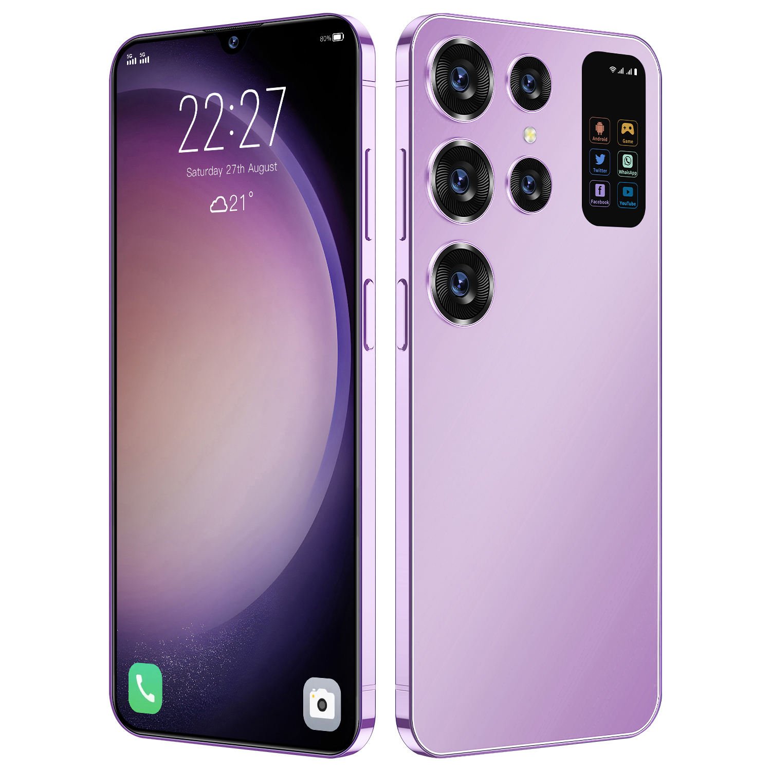 New Design Android Mobile Phone Android Smart Unlocking Facial Smart Phone Mobile Phones Global Gaming Smartphone Telefonosw