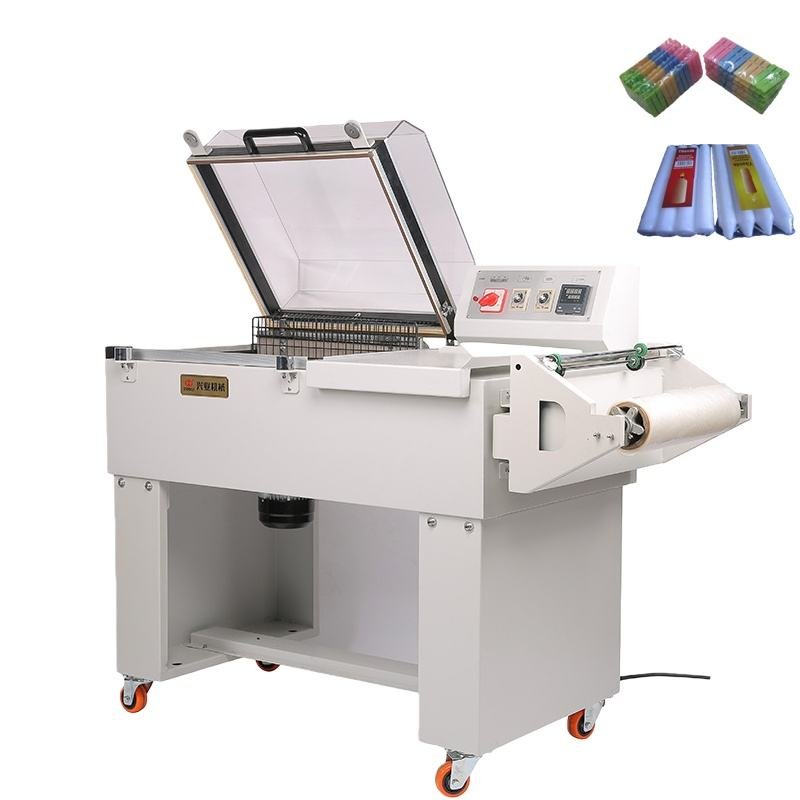 Auto Fm-5540 2 in 1 Perfume Shrink Wrapping Machine Wrapper Film Cutting Shrink Packing Machine Chocolate Foil Wrapping Machine