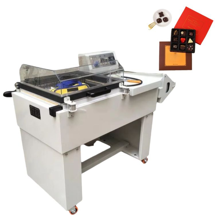 Auto Fm-5540 2 in 1 Perfume Shrink Wrapping Machine Wrapper Film Cutting Shrink Packing Machine Chocolate Foil Wrapping Machine