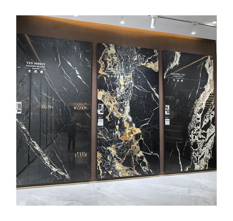 Indoor Wall and Floor Tiles Fired Marble Stone 1600X3200 Glazed Porcelain Polished Tiles
