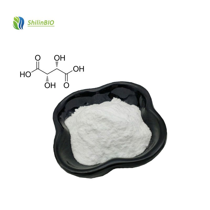 SLBIO Supply Food Grade L Tartaric Acid Herbal Extract White Powder 99% Purity