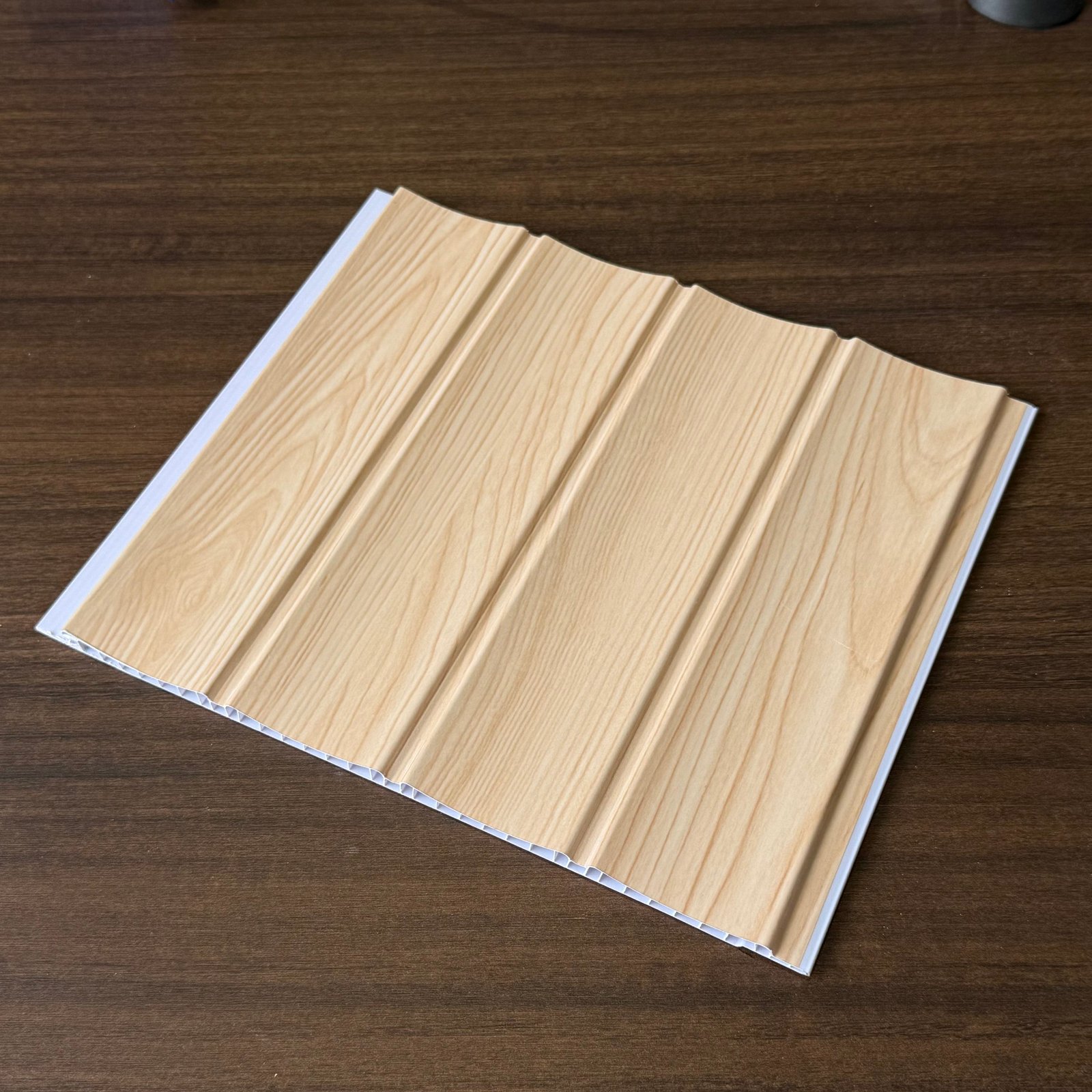 Modern Design Unique New Decorative Laminated Board Wood PVC Ceiling Panel Cheap Fireproof Grid-shaped False Ceiling