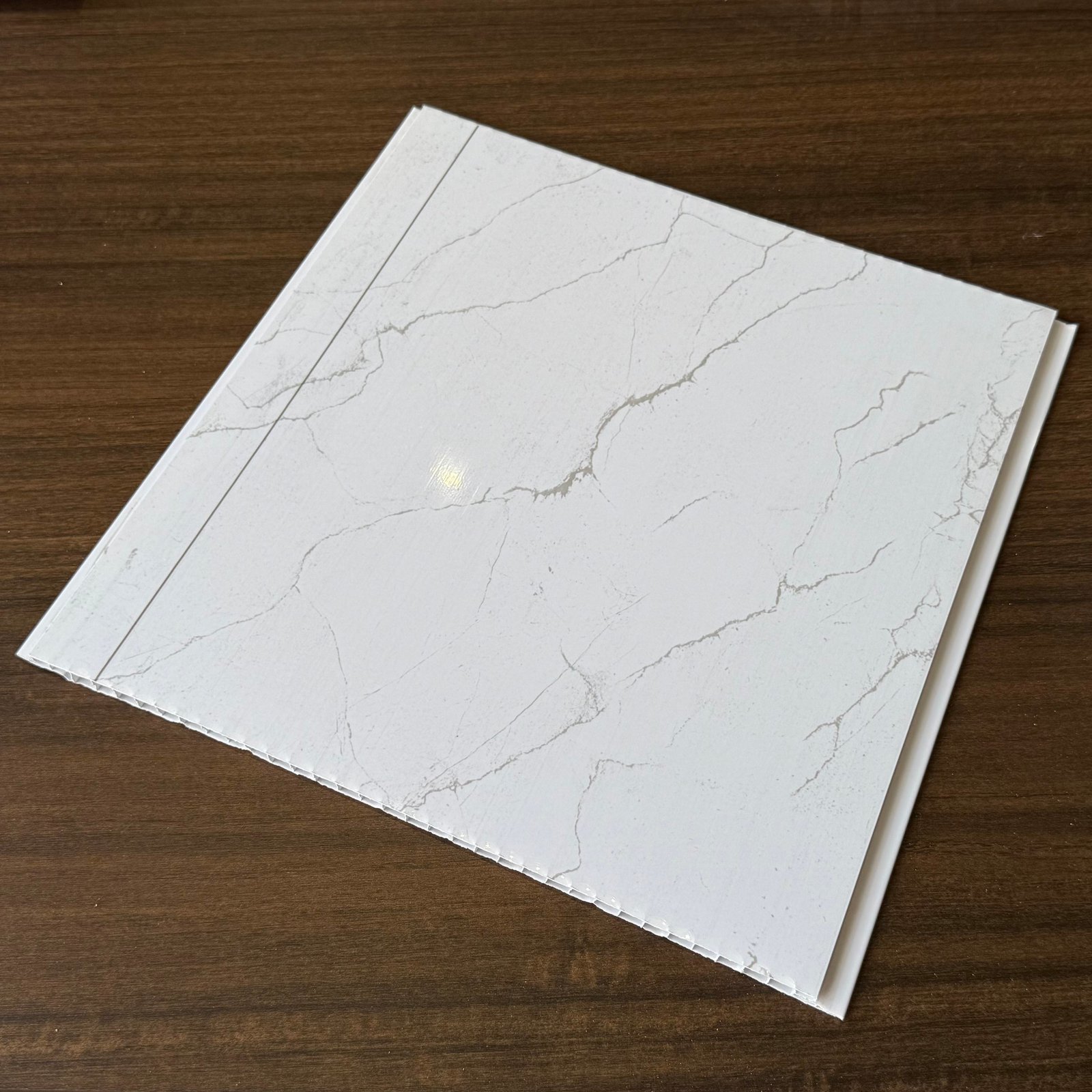 Modern Design Unique New Decorative Laminated Board Wood PVC Ceiling Panel Cheap Fireproof Grid-shaped False Ceiling