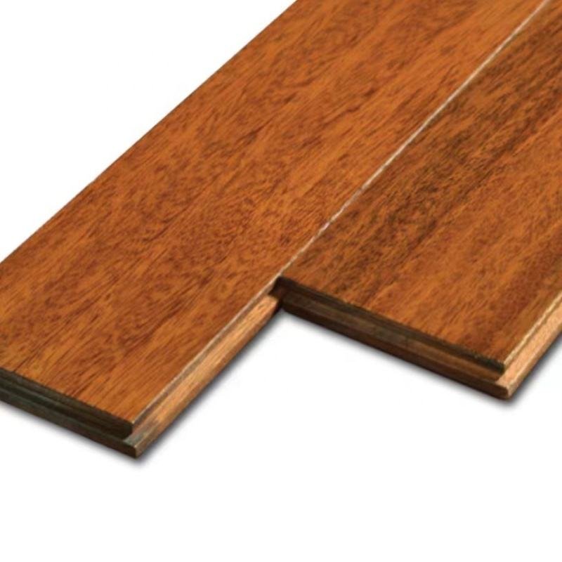 Precious African Iroko Solid Wood Flooring Strong Strength Hardwood Timber Floors Stable Flat Wooden Board Floors