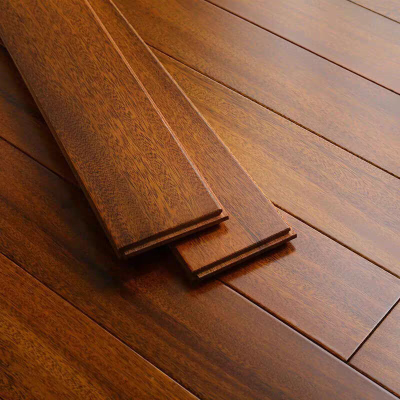Precious African Iroko Solid Wood Flooring Strong Strength Hardwood Timber Floors Stable Flat Wooden Board Floors