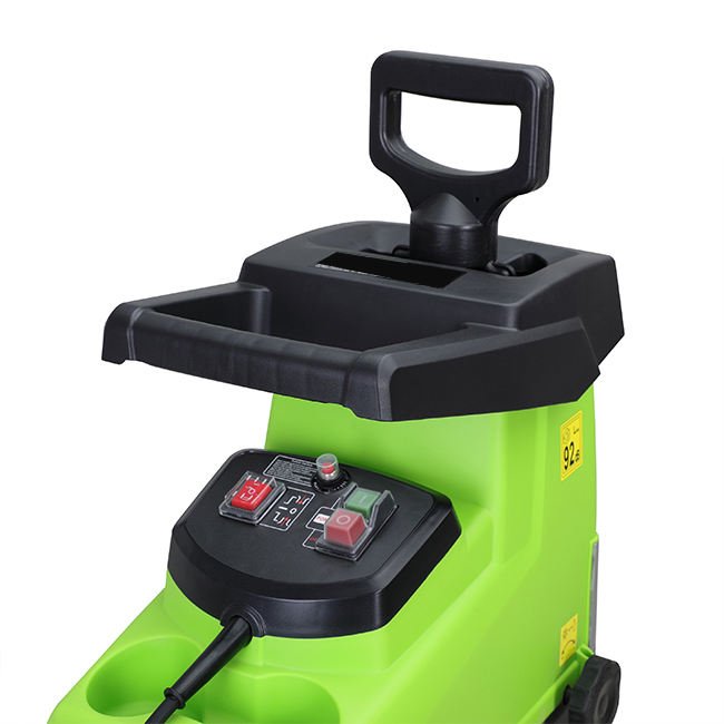 2800W Mulcher for Leaves and Branches With Debris Bag Silent Leaf Branch Garden Shredder Wood Shredder