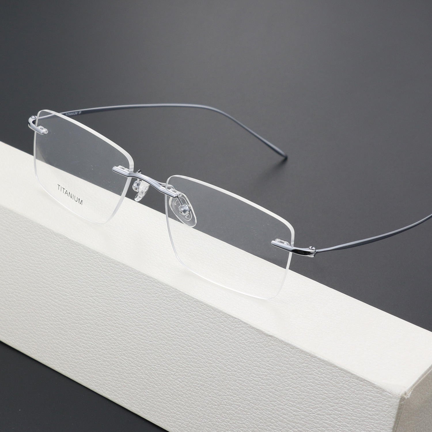 Eyewear Optical Frame Wholesale Metal Rimless Eye Glasses Titanium Frames Spectacles Eyeglasses Frames