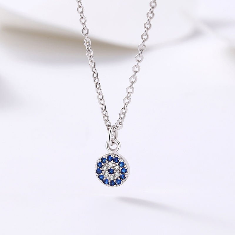 New Arrivals 925 Sterling Silver Round Necklaces & Pendants for Women Hot Fashion Sterling-silver-jewelry