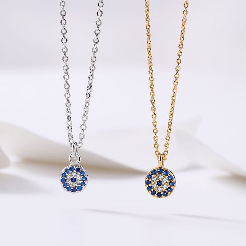 New Arrivals 925 Sterling Silver Round Necklaces & Pendants for Women Hot Fashion Sterling-silver-jewelry