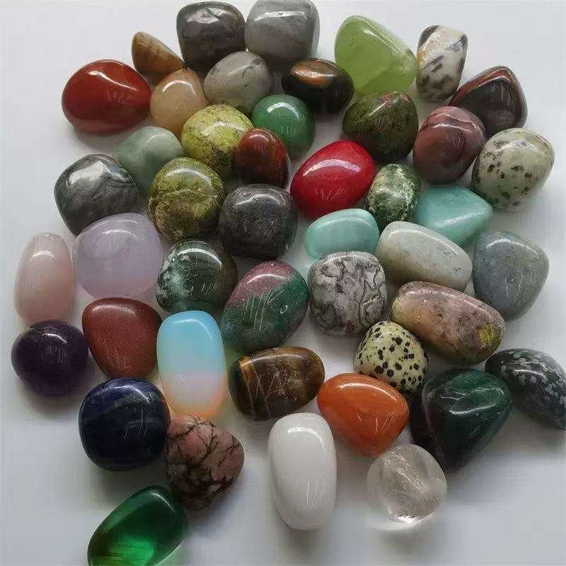 Wholesale Natural Mixed Gemstone Crystals Healing Stone Amethyst Rose Quartz Crystal Tumbled Stones for Healing