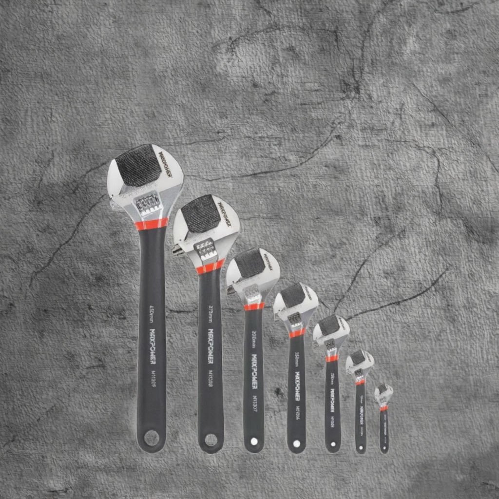 Premium Quality Anti-Slip Handle Adjustable Wrench For Orchard Farm