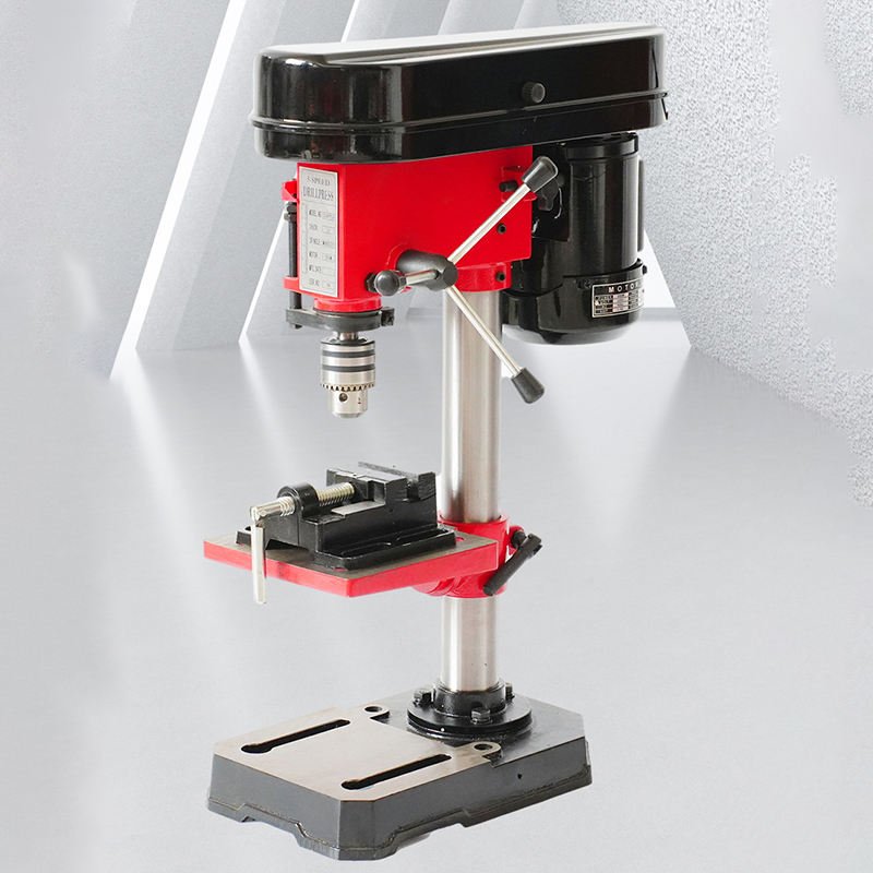 CNC Bench Drilling Machine Vertical Table Top Mini Drill Press with Engine Core Components 13mm Max Drilling Diameter High Power