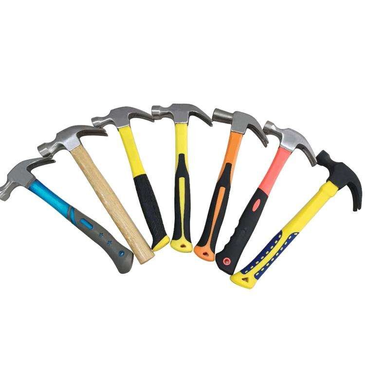 Various Types 16oz Fine Polished Claw Hammer with Custom logo Building Tools