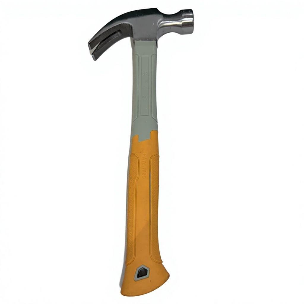 Heavy-Duty Industrial Grade Claw Hammer with Fiberglass Handle OEM Customizable Balanced Design for Construction Household Tasks