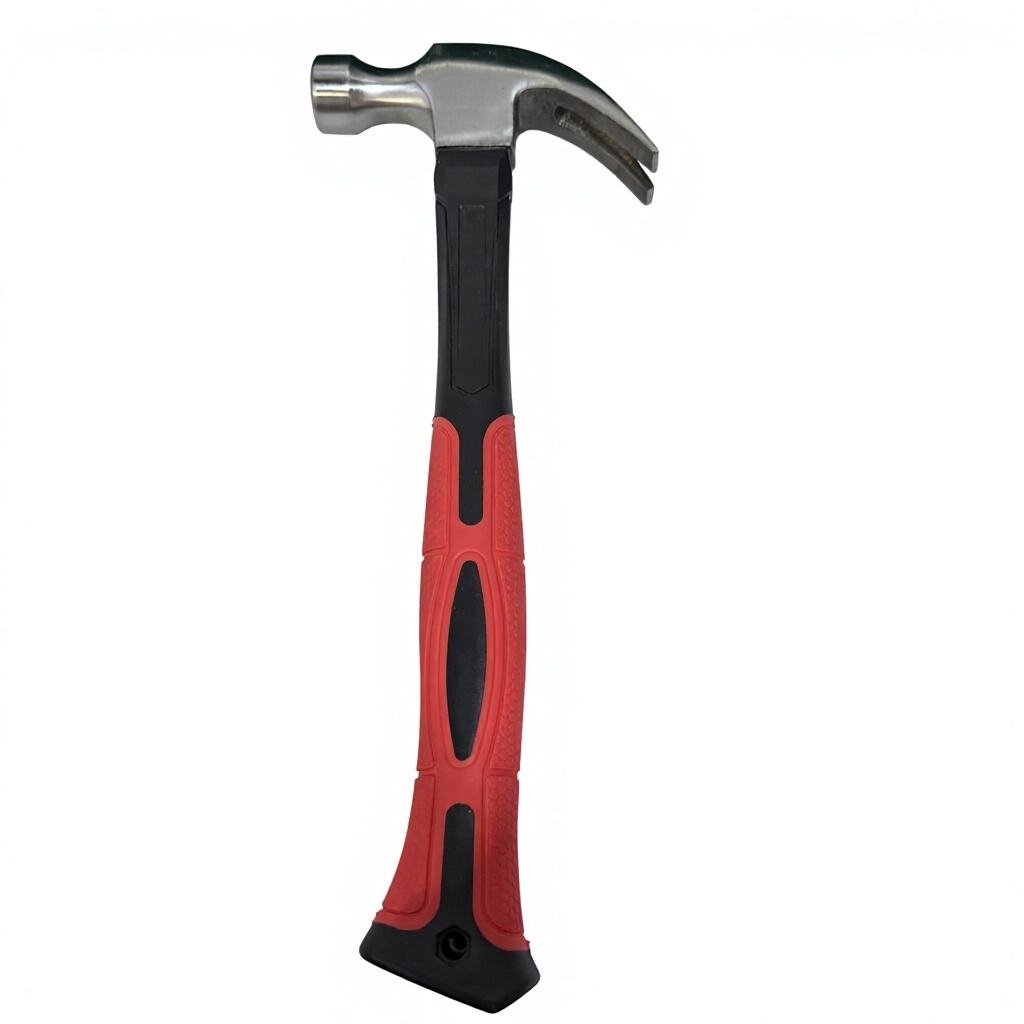 Heavy-Duty Industrial Grade Claw Hammer with Fiberglass Handle OEM Customizable Balanced Design for Construction Household Tasks