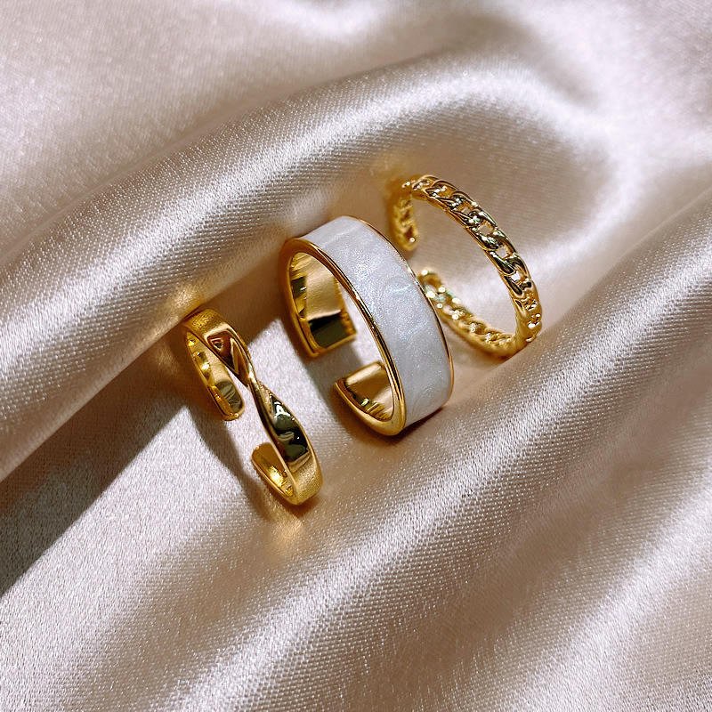 Custom Butterfly Heart Dainty Simple Rings Brilliant Stackable Women Men Couple Marriage Wedding Rings Fashion Jewelry Sets