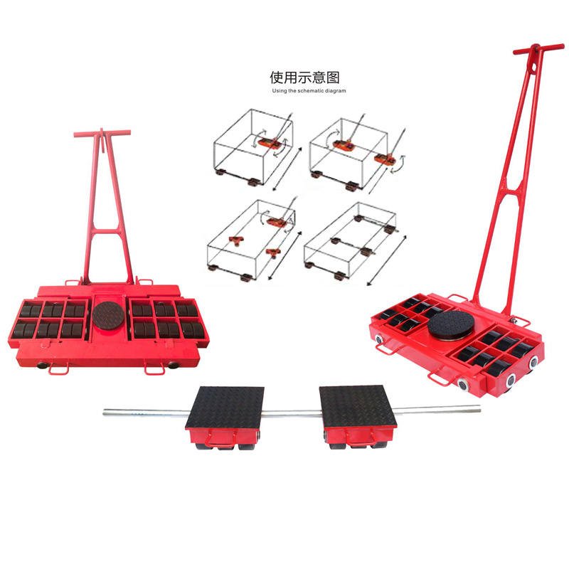 4 Tonnes to 96 Tonnes Load Moving Skates Machinery Moving Skid Container Dollies