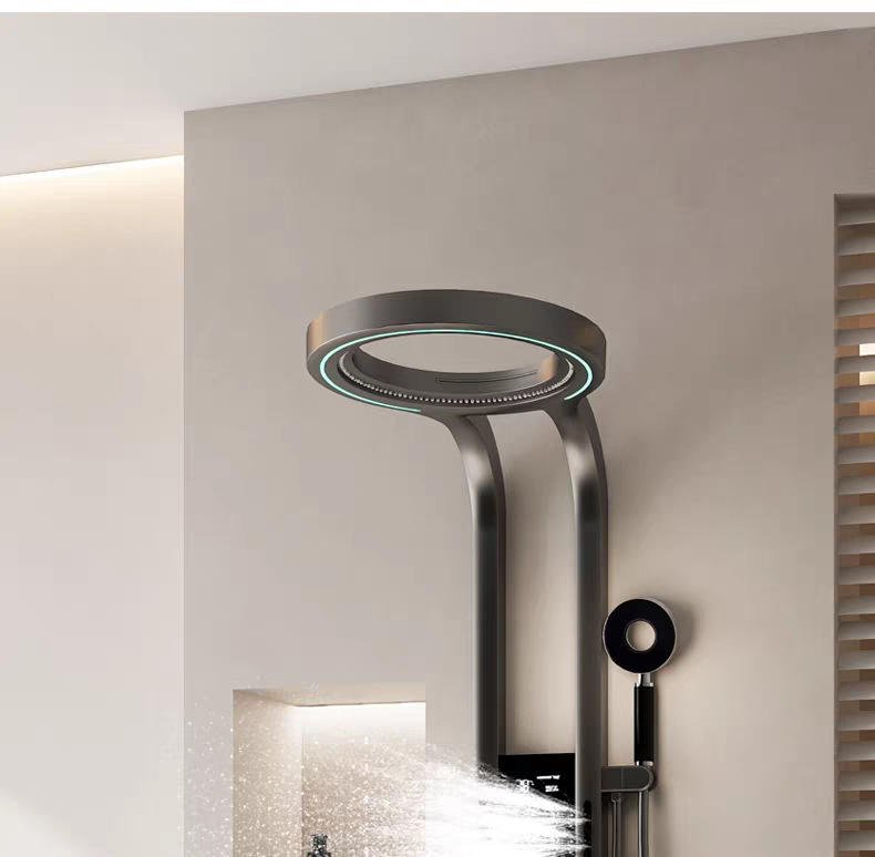 Wholesale Shower Panel System Hotel Bathroom Rainfall Shower Panel Set Stainless Steel Wall Mounted Shower Panel