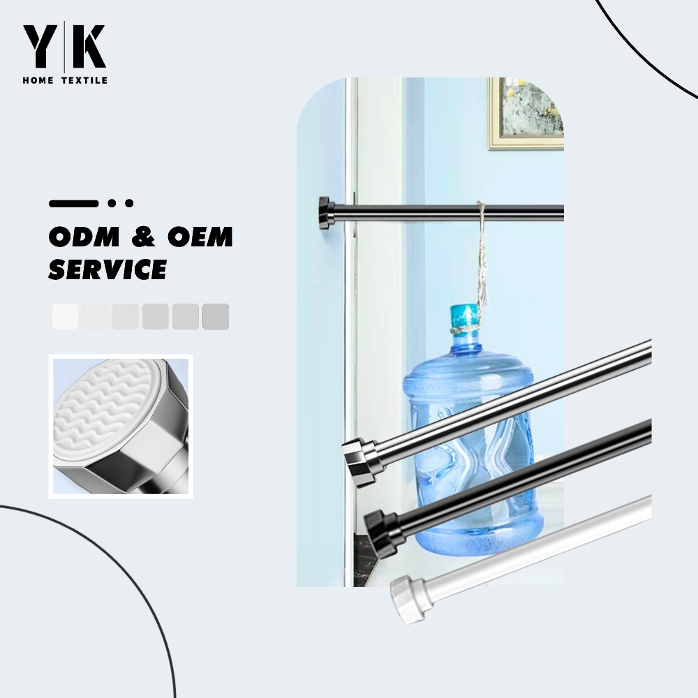 Hot Selling Shower Curtain Rod Stainless Steel 201 Straight Round