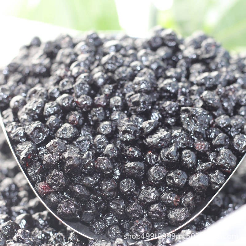 Daxinganling Wild Dried Blueberries 1KG Bulk Pack Northeast Specialty Dried Blueberry Fruit Granulated Sugar and Plant Oil Added
