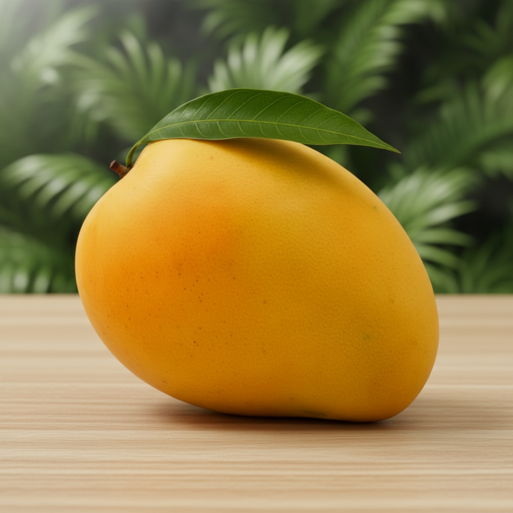 Premium Alphonso Mango Fresh Fruit Export Selection With Yellow Skin Tropical Variety Farm Fresh Harvest Natural Flavor Rich