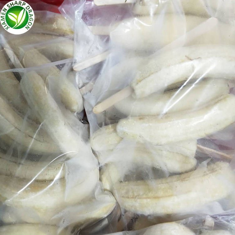 IQF Wholesale Price Whole Frozen Banana on the Stick China EDIBLE Bananas Prices in Ecuador Frozen Fresh Banana Bag SD 10 Tons