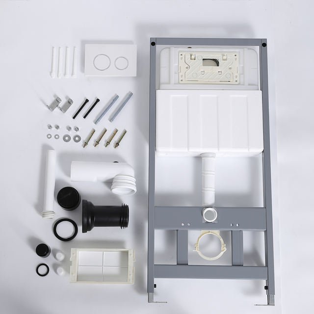 Fix in Wall Cistern Wall-Mounted P-Trap Concealed Tank Water Tanks with Flush Button