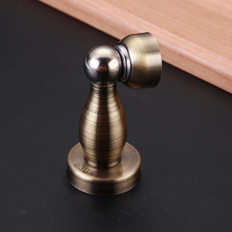 Custom Modern Design Stainless Steel Magnetic Door Stopper Metal Door Accessories Heavy Duty Door Holder Stopper for Bathroom